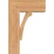 Ekena Millwork Legacy Block Smooth Bracket w/ Offset Brace, Western Red Cedar, 7 1/2"W x 18"D x 26"H BKT0806X18X26LEC05SWR - alternate 2